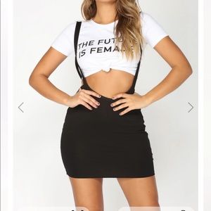 FashionaNova Skirt Overalls